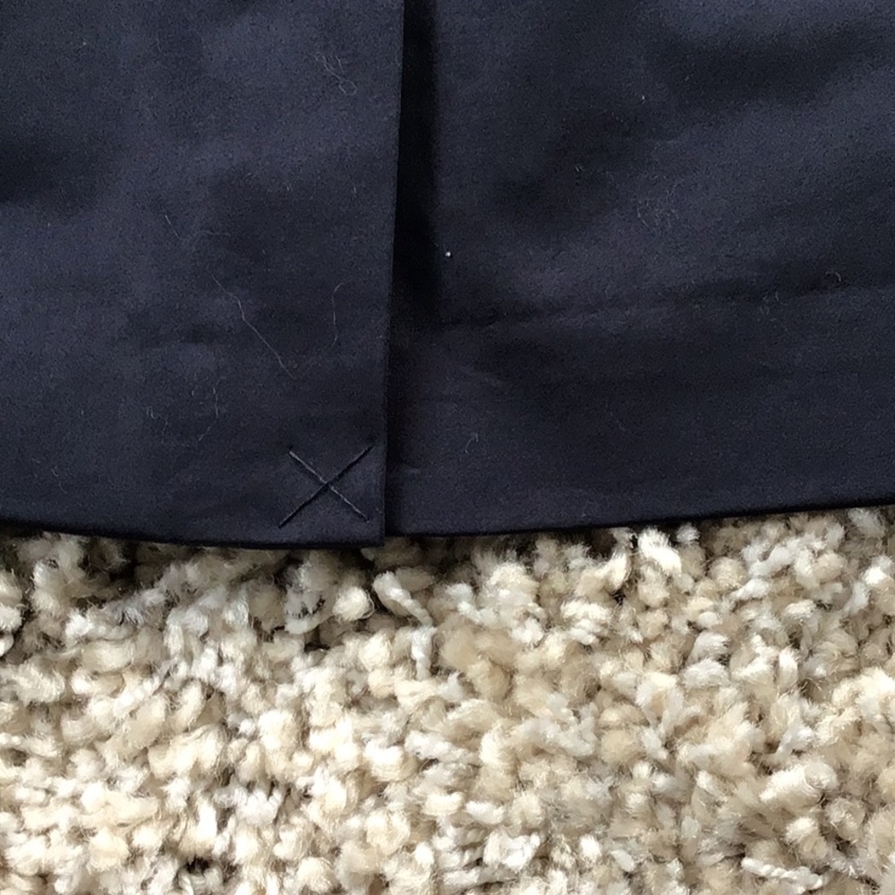 Navy cotton skirt - Picture 3 of 5